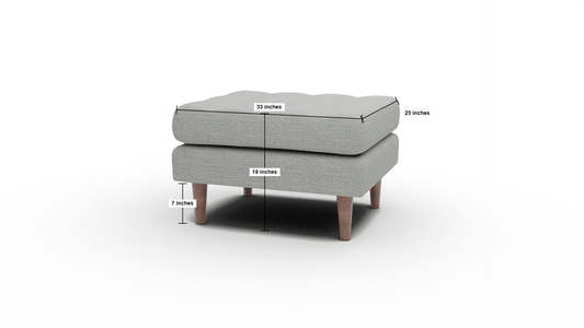Ladybird Ottoman - Superb Blush