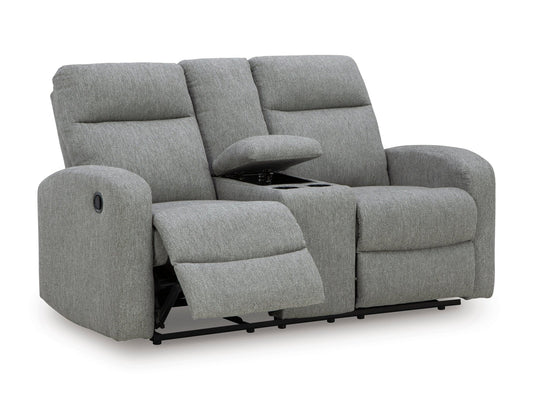 Montreal Reclining Loveseat W/Console -
