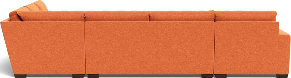 Mas Mesa 162" Deep Corner Sectionals w. Left Chaise Bennett Orangeade Quick Ship -