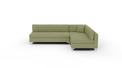 Bonnell 119" Right Corner Armless Sectional - Elliot Celadon