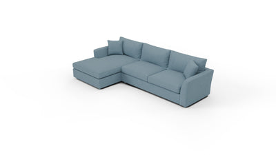 Cedar Park LAF Chaise Sectional — dream-french-blue