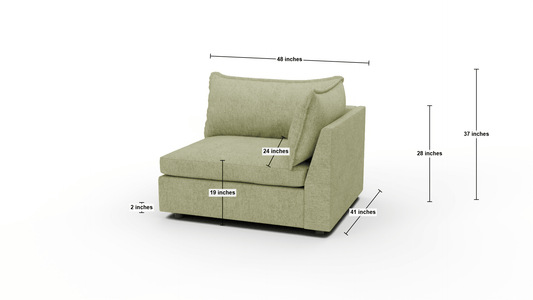 Cherrywood Raf Chair - Dimensions - Elliot Celadon