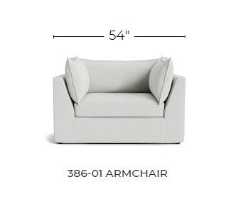 Cherrywood 54" Arm Chair - Dream Forest