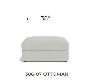 Cherrywood Cocktail Ottoman - Dream Apple