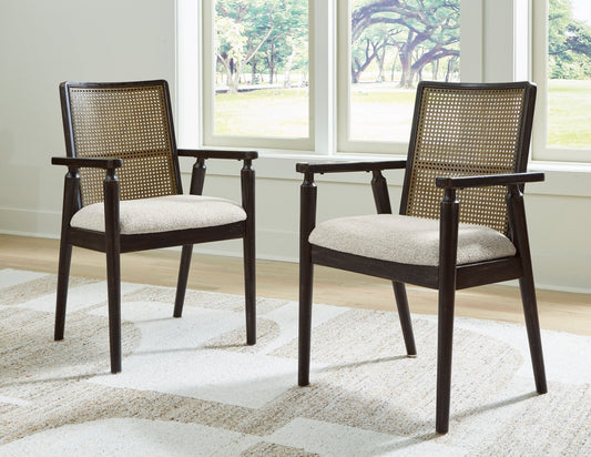 Gale Upholstered Arm Chairs (Set of 2)