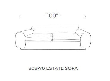Domain 100" Estate Sofa - Dream Pool