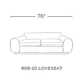 Domain 76" Loveseat - Dream Pool
