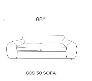 Domain 88" Sofa - Elliot Sunflower
