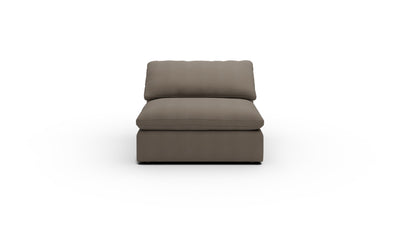 Fluffy DB Small Armless Chair - Dream Chocolate