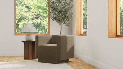 Kate Square Swivel Chair - Celine Cub