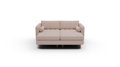 Ladybird 72" Double Chaise - Wiley Rosedust