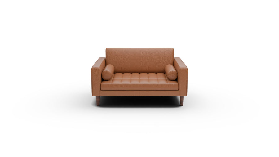 Ladybird 54" Leather Chair and A Half - Tribeca Chestnut