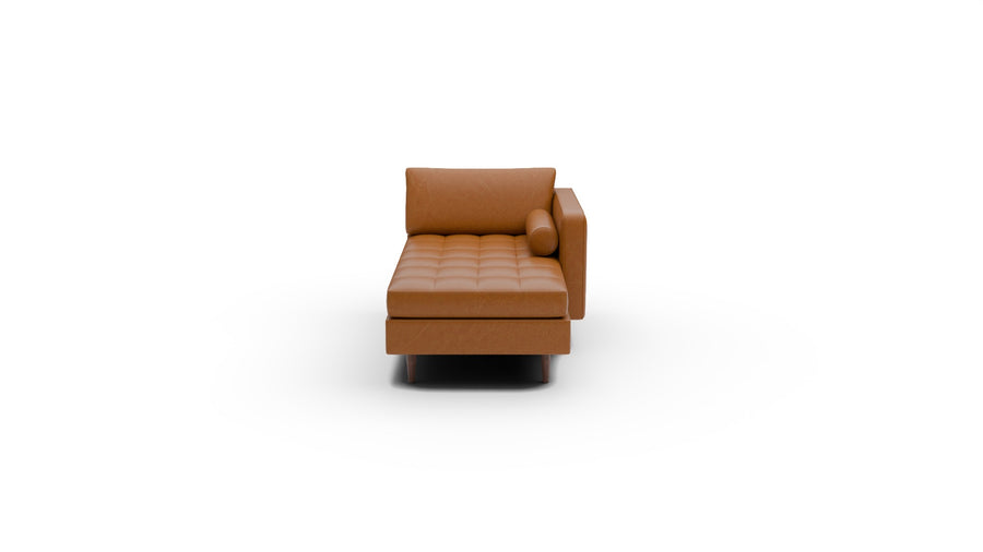 Ladybird Leather RAF Chaise - Clive Cinnamon
