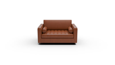 Ladybird 54" Leather Twin Sleeper Chair - Ever-Last Leverage