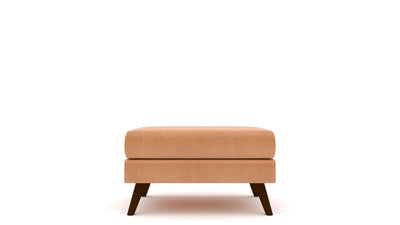 Lamar Leather Ottoman -