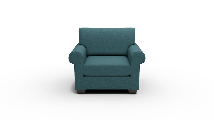 Manor 46" Arm Chair - Elliot Teal