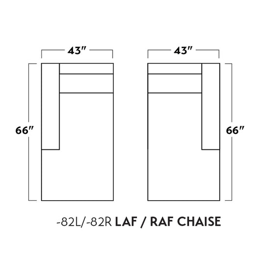 Mas Mesa Deep Raf Chaise - Peyton Slate