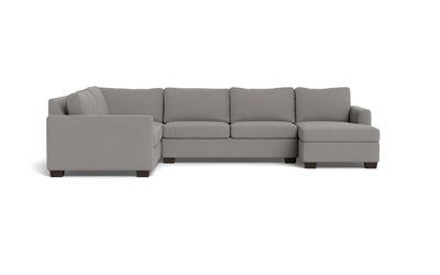 Track 141" Corner Sectionals w. Right Chaise -