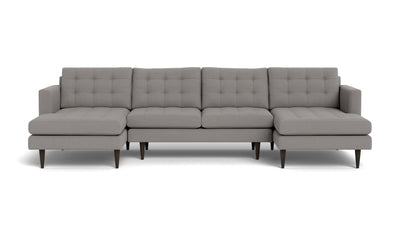 Wallace 126" Double Chaise U Sectional -