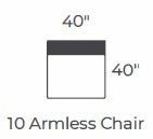 Bouldin Armless Chair -