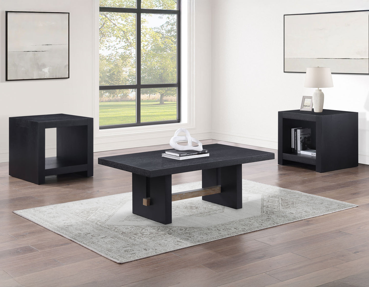 Audrey Black End Table -