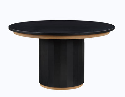 Maggie Round 52" Black Dining Table -