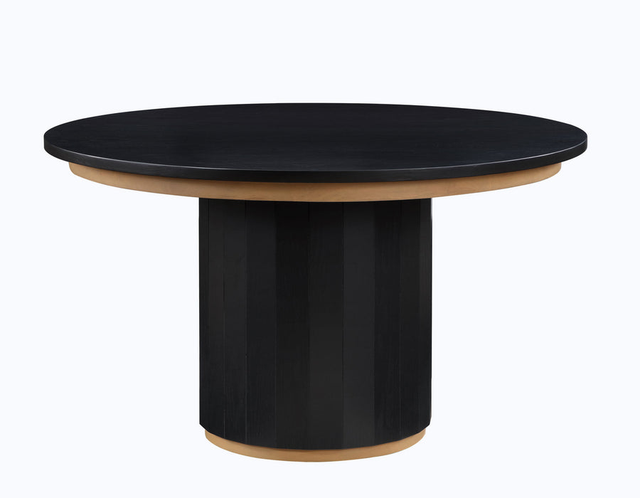 Maggie Round 52" Black Dining Table -