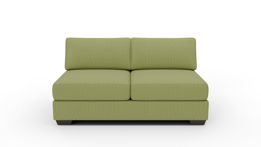 Track Armless Full Sleeper Loveseat - Dream Olive