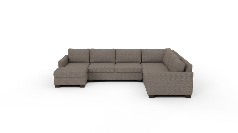 Track 141" Corner Sectionals w. Left Chaise - Cordova Eclipse