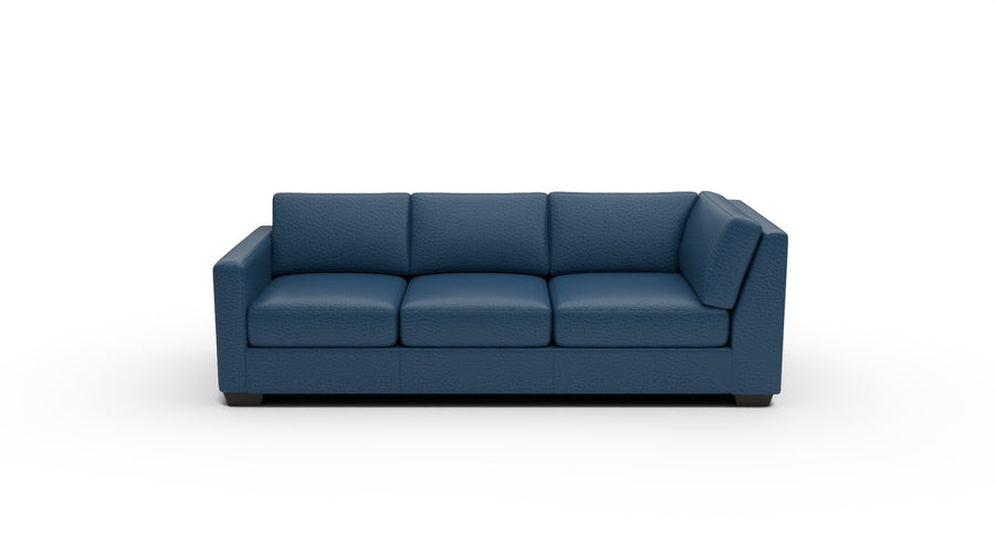 Track Leather Laf Corner Sofa — tribeca-cobalt