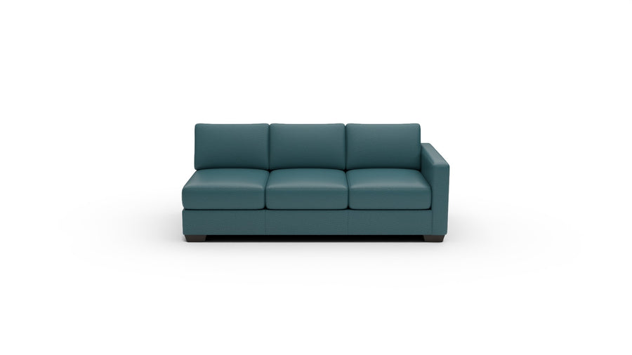 Track Leather Raf Queen Sleeper Sofa - Tribeca Lagoon