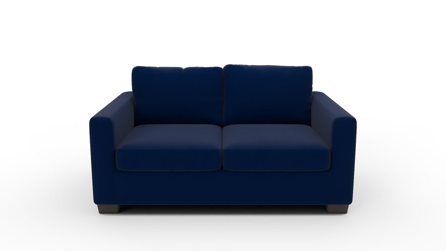 Track 62" Loveseat - Superb Cobalt