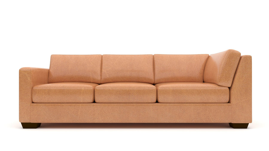 Track Leather LAF Corner Sofa -