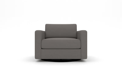 Track 36" Swivel Arm Chair - Peyton Slate