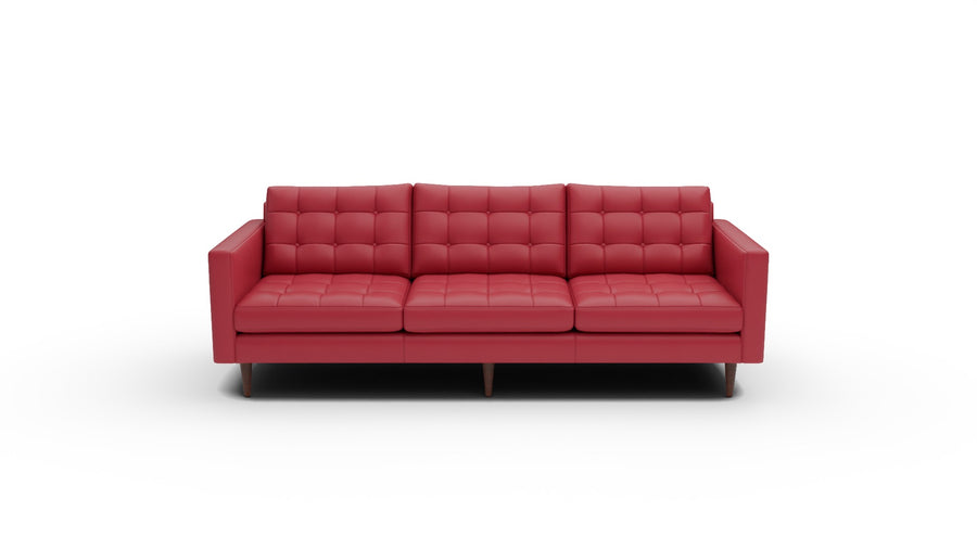 Wallace Leather Estate Sofa — tribeca-scarlet