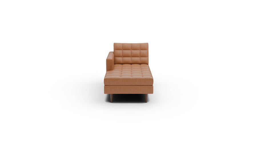 Wallace Leather Laf Chaise - Hudson Lager