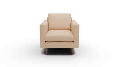 Wallace 34" Untufted Arm Chair - Elliot Sunflower