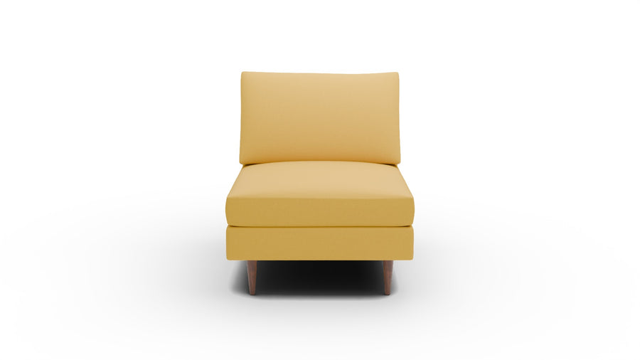 Wallace Untufted Armless Chair - Sorrento Sunflower