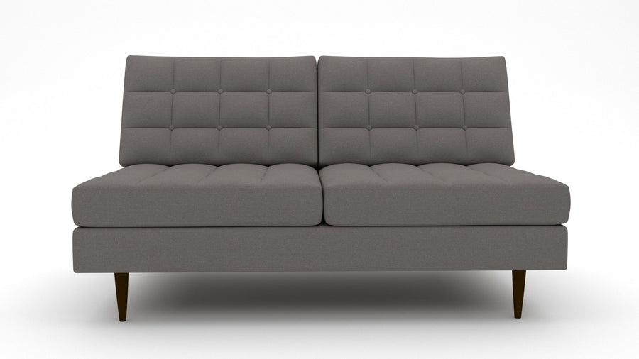 Wallace Armless Loveseat - Peyton Slate
