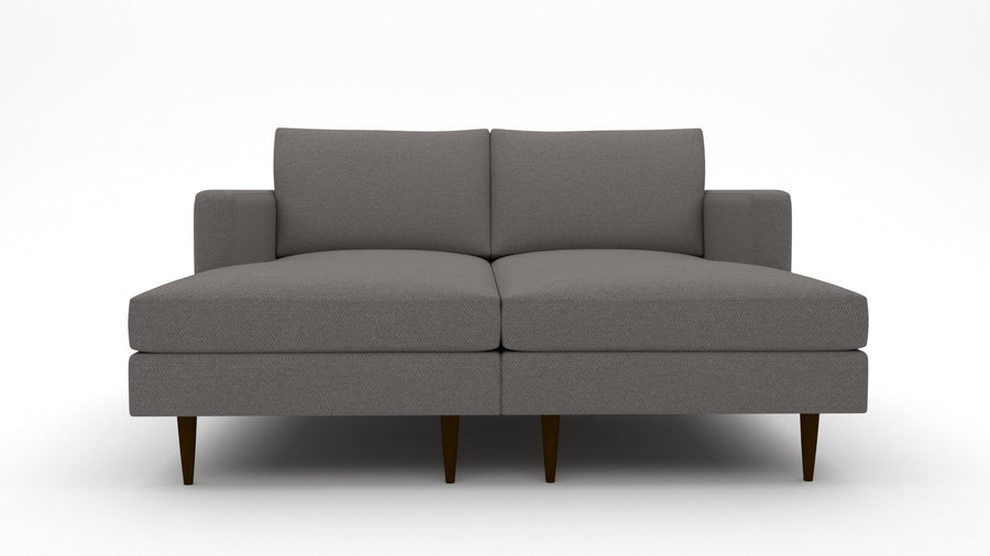 Wallace 66" Untufted Double Chaise - Peyton Slate