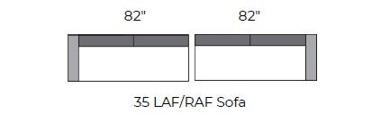 Lago Vista Laf Sofa - Peyton Slate