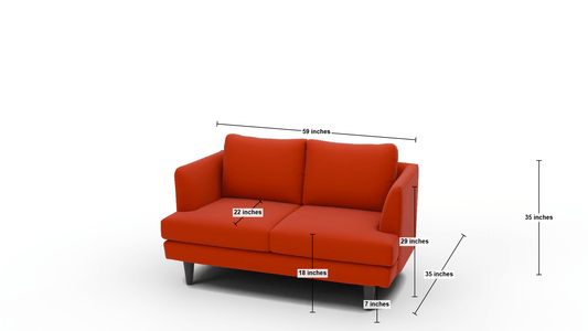 Rainey 59" Loveseat - Dream Onyx