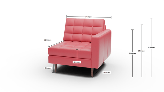 Wallace Leather Raf Chair - Sonoma Moss