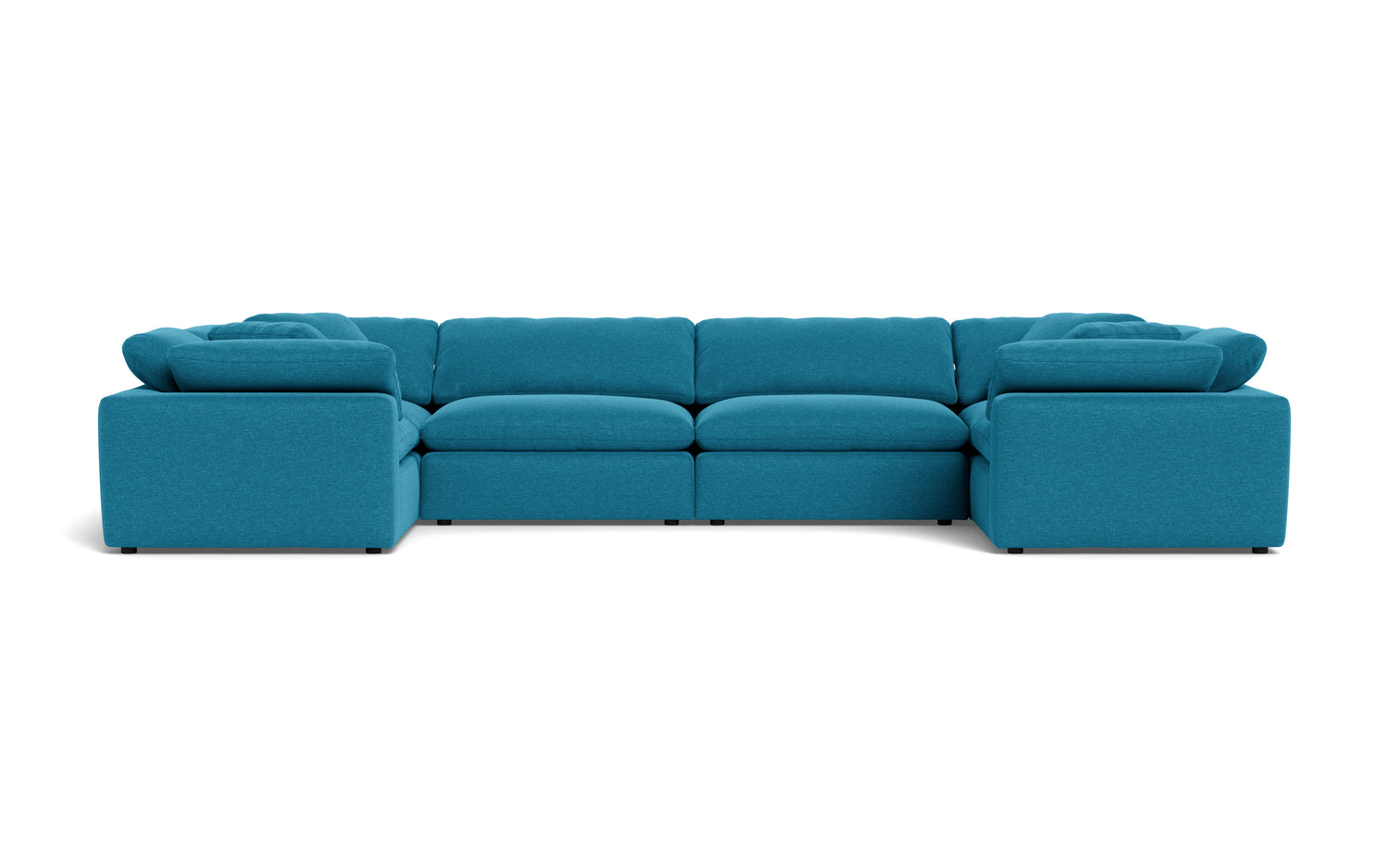 The Fluffy Double Corner U Sectional