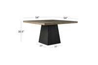 Jessica 54" Square Dining Table -