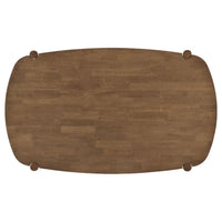 Dora 63" Oval Walnut Dining Table -