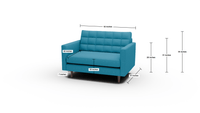 Wallace 52" Chair 1/2 - Superb Rust