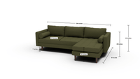 Ladybird 104" Reversible Sofa Chaise - Nepal Clay