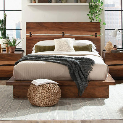 Willow Platform Panel King Bed -