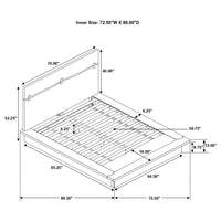 Willow Platform Panel Queen Bed -